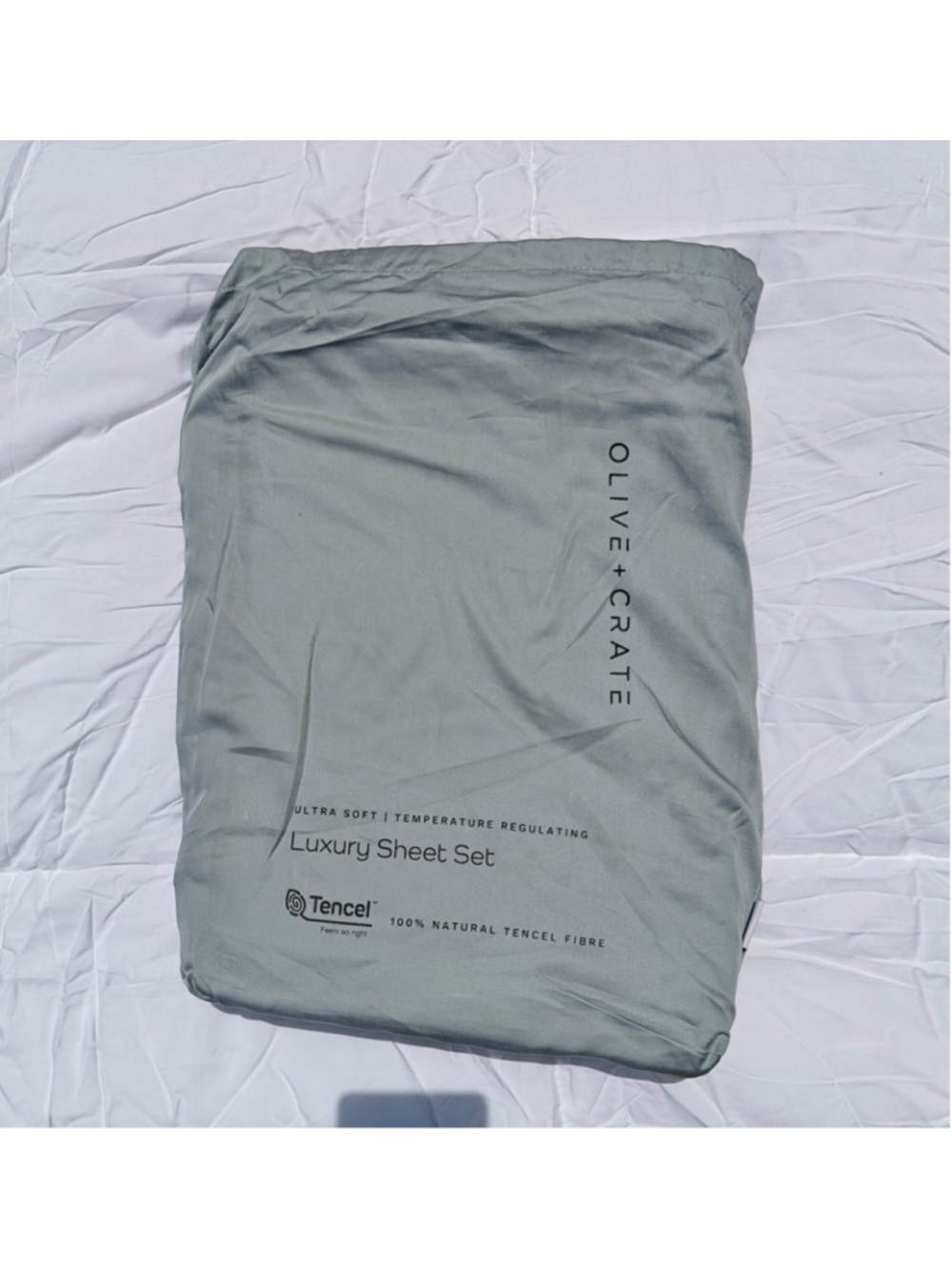OliveCrate TWIN XL Sheet Set – Cooling, Soft, Hypoallergenic, Eucalyptus